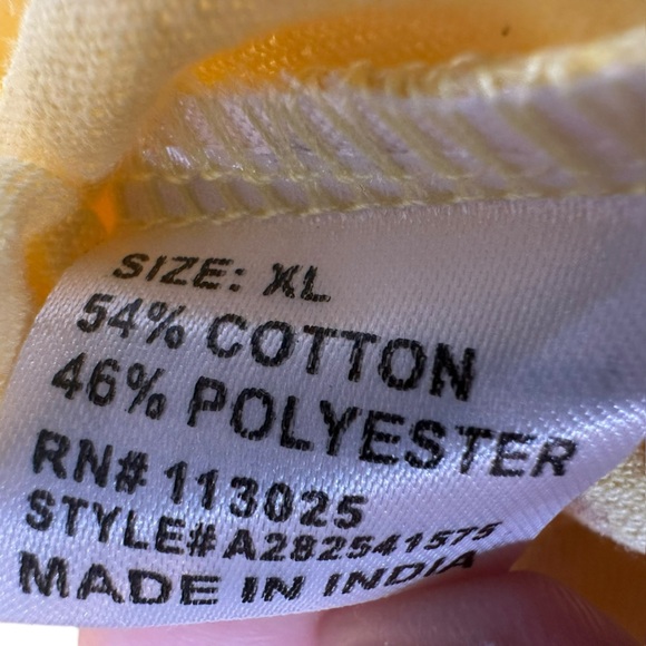 Recycle Threads NWT Women’s XL Yellow Graphic T Shirt Bees Floral Boho Hippie - Picture 4 of 12